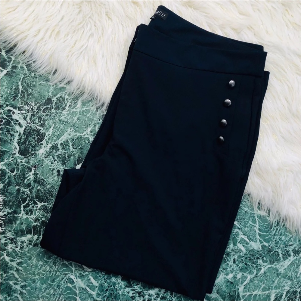 Eloquii | Button Detail Trousers